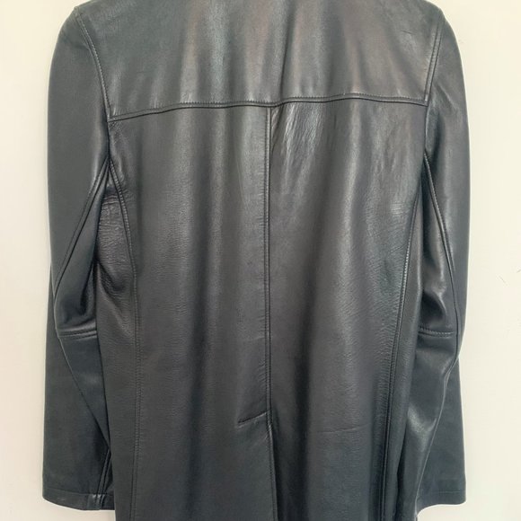 Vintage - Roots Leather Car Coat - Picture 3 of 5
